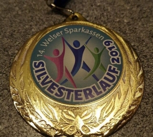 2019-12-31 Sieg in der Teamwertung bei Welser Silvesterlauf